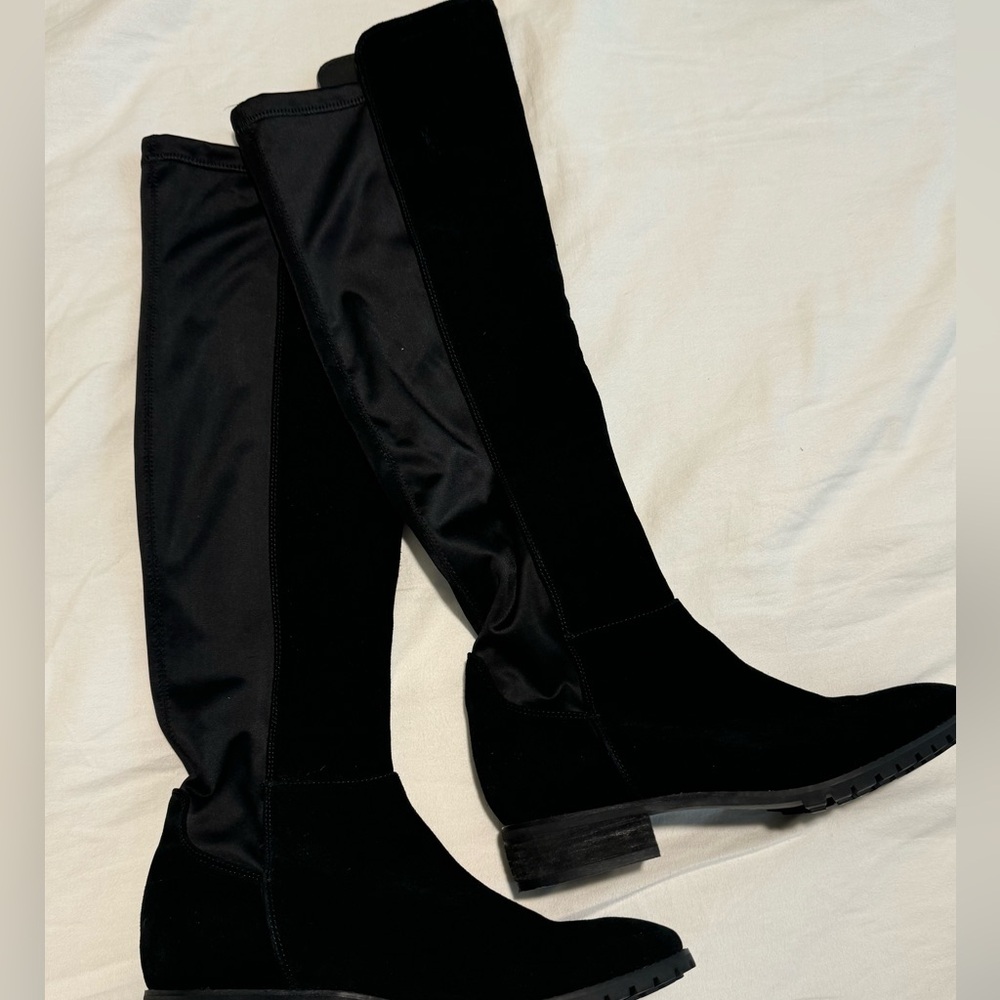 Waterproof Suede Knee High Boots